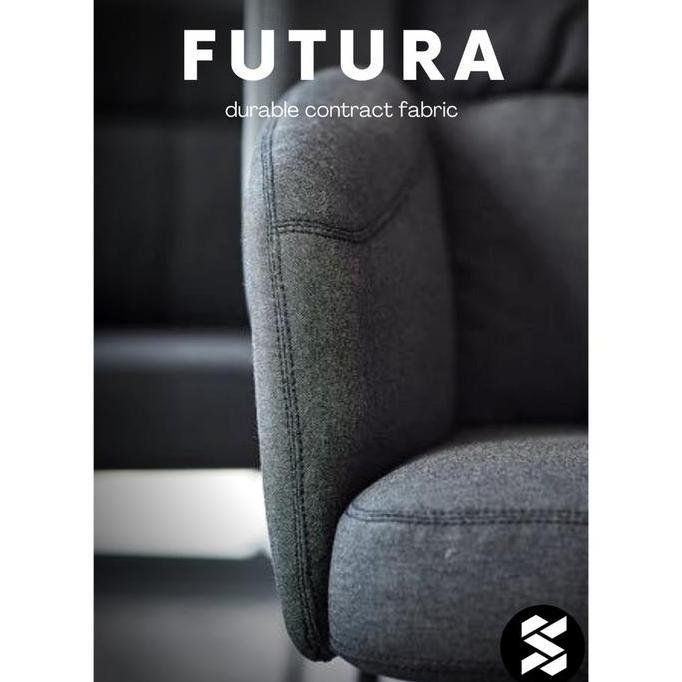 Kain Kanvas Office Kursi Kantor / Kursi Futura Susun / Sofa - Futura