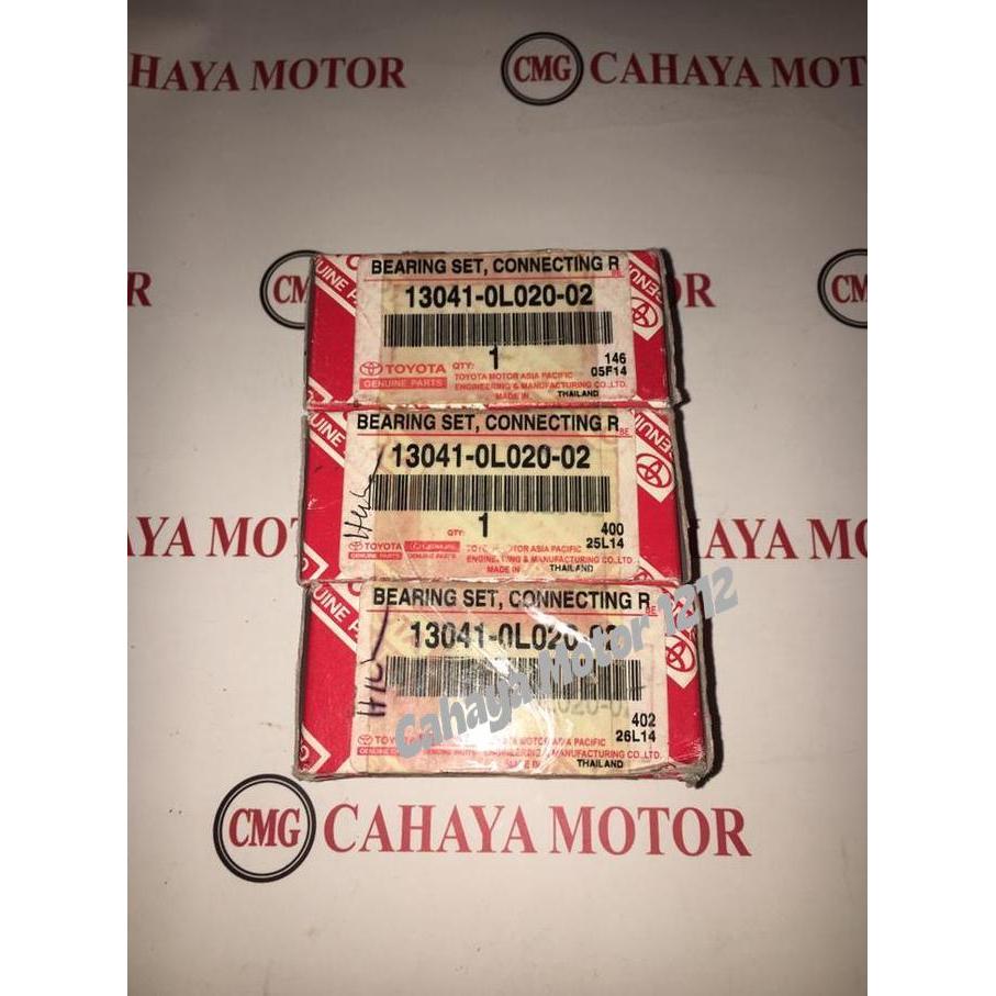 ONDERDIL MOBIL] METAL JALAN STD BEARING ROD INNOVA FORTUNER HILUX HIACE DIESEL ORI MATERIAL LENTUR &