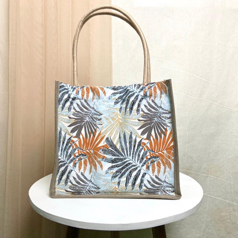 Premium Tas Jinjing Kanvas Tali Sumbu Handbag Kanvas Motif Kecil Tas Tali Sumbu Mini Tas Mukena Tas 