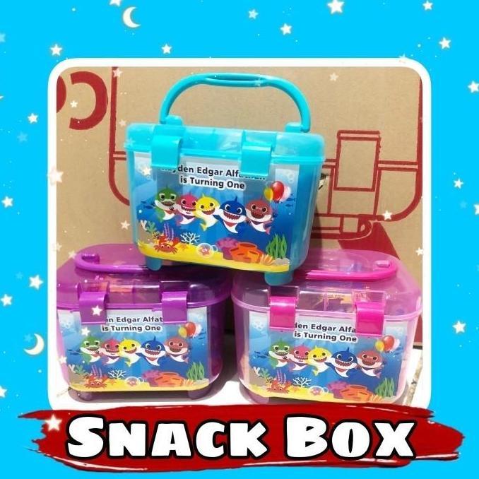 Termurah Snack box container calista/souvenir ulang tahun anak bingkisan snack