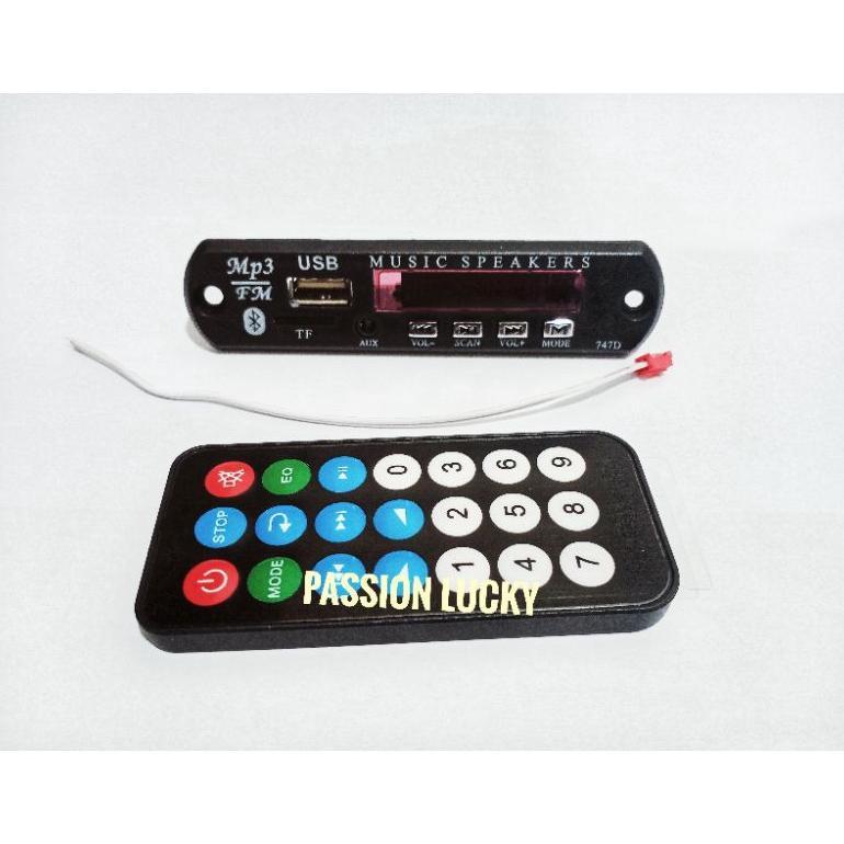 (COD) MODUL MP3 KIT 12 VOLT BLUETOOTH 5.0 FM RADIO TF CARD USB AUX/ KIT MODUL MP3