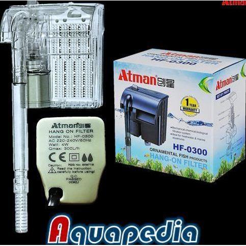 TERLARIS ATMAN HF0300 FILTER GANTUNG AQUASCAPE/AQUARIUM HANG-ON FILTER HF-0300
