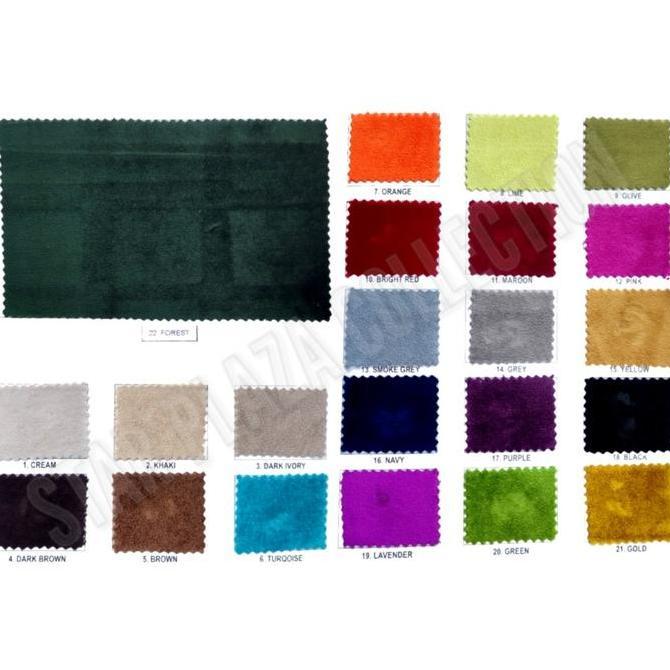 Kain Bludru / Beludru Halus - Quantico (Furniture, Sofa, Kursi)