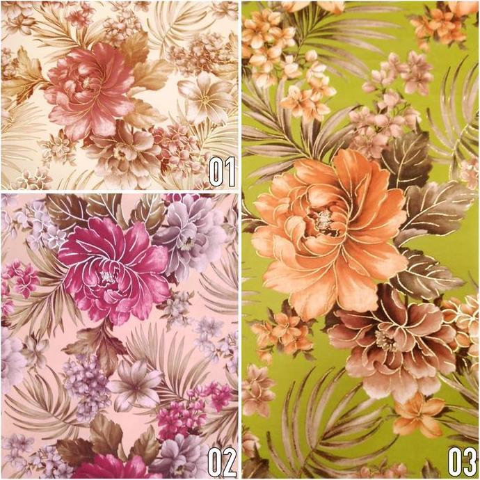 Kain Admiral Motif Bunga Kembang - Foilflower (Bantal Sofa, Kursi)