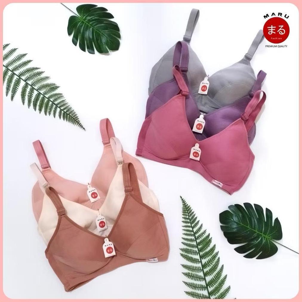 TERLARIS 6PCS BH Sport Bra Jumbo Kait 3 | BH Wanita Besar Jumbo