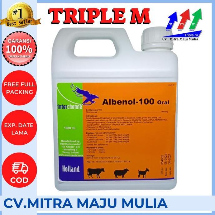Albenol 100 Oral Albenol ORAL  1 liter - Obat Ternak