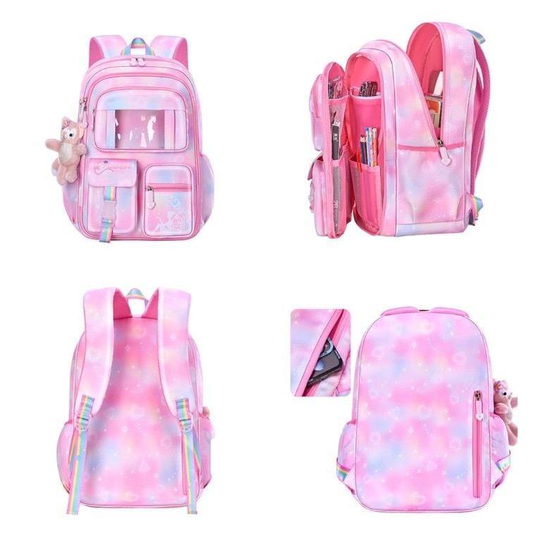 Bergaransi Tas Sekolah Tas Ransel Anak Perempuan Sd Smp Sma Anti Air