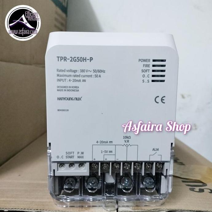 Thyristor power regulator TPR 2G50H