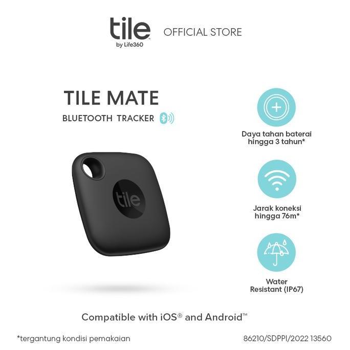 NEW TILE MATE - BLUETOOTH TRACKER / PELACAK PINTAR ORI