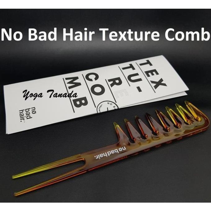 No Bad Hair Styling Texture Comb / Sisir Rambut Pomade