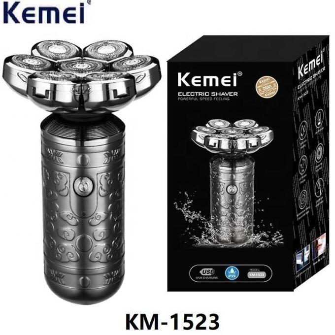 KEMEI KM-1523 - 4D Electric Shaver Powerful Speed Feeling