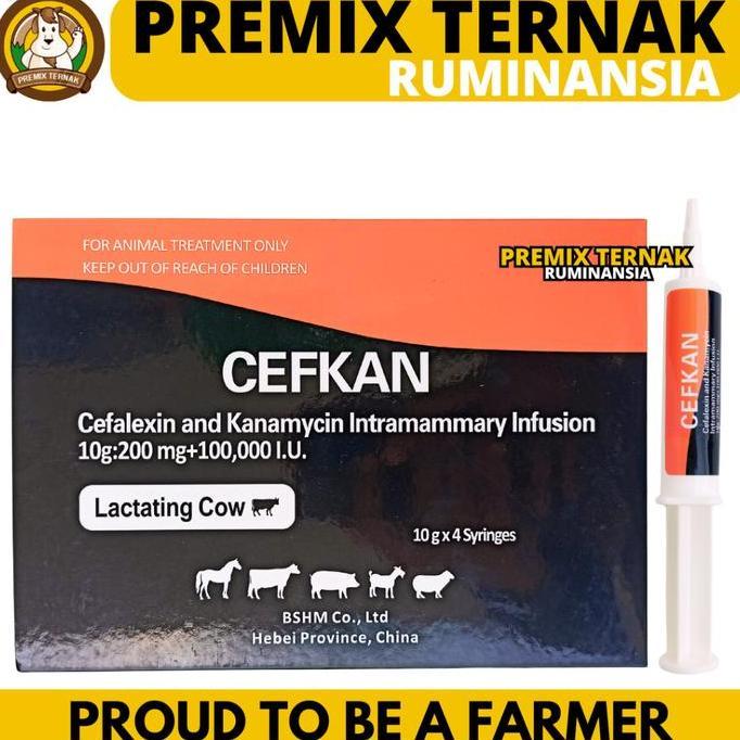 CEFKAN 10 GRAM - Obat Hewan Mastitis Kambing Sapi - Obat Mastitis Laktasi Ampuh Kambing Sapi Like Bi