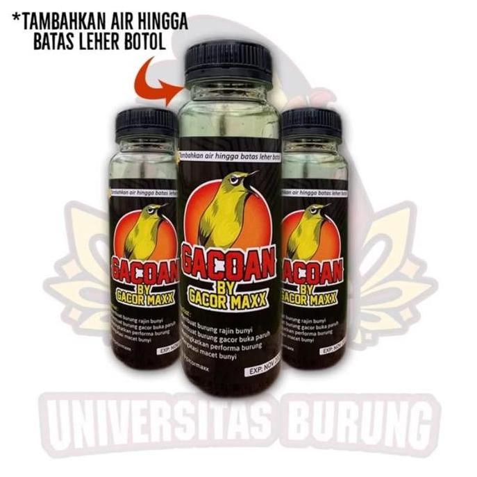 DOPING GACOAN GACORMAXX BURUNG PLECI SOGON COLIBRI VITAMIN PELIHARAAN BURUNG