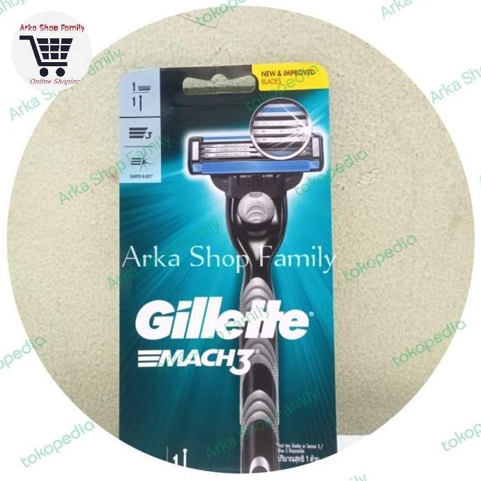 GILLETTE Mach3 Pisau Cukur Razor 1s Mach 3