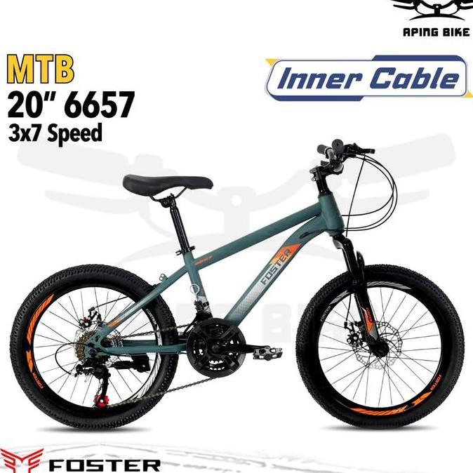 Sepeda Foster 6657 20" Sepeda MTB Sepeda Gunung Sepeda Anak