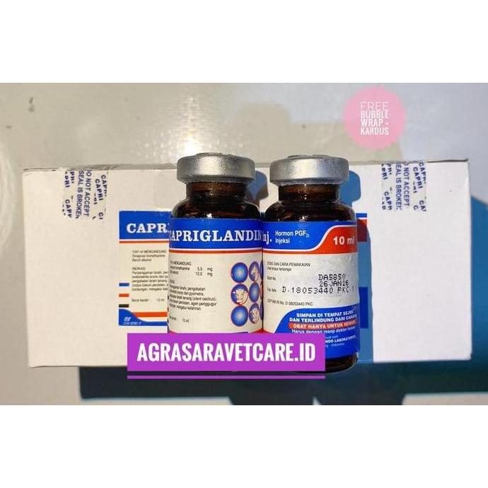 CAPRIGLANDIN INJ 10 ml (PGF) - Hormon Sinkronisasi Estrus Sapi Kambing