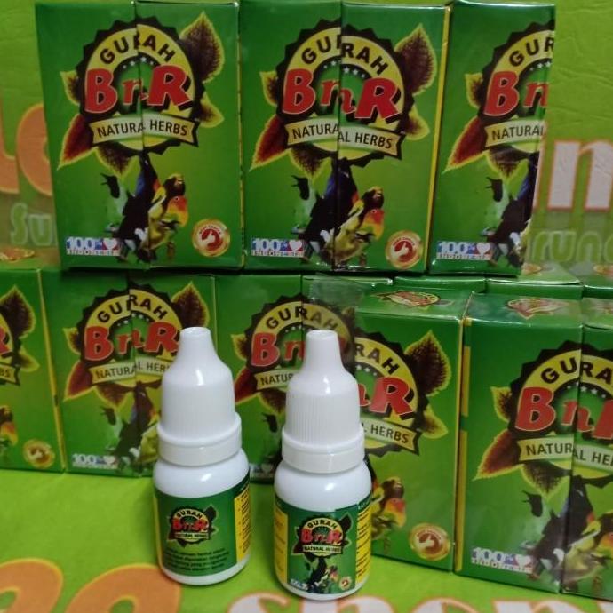 gurah bnr vitamin gurah natural herbs bnr obat semua burung sakit 10ml