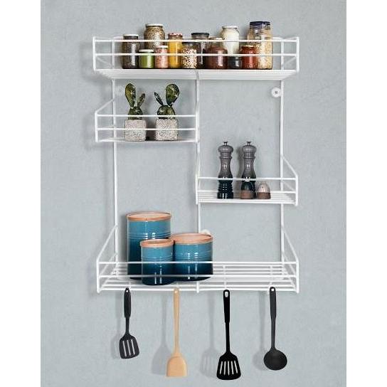 TERLARIS!! RAK SERBAGUNA RAK BUMBU DAPUR GANTUNG RAK KAMAR MANDI TIPE ANGGREK