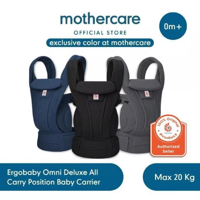 Ergobaby Omni Deluxe Baby Carrier - Gendongan Bayi Dengan Hipseat dan Strap Ransel