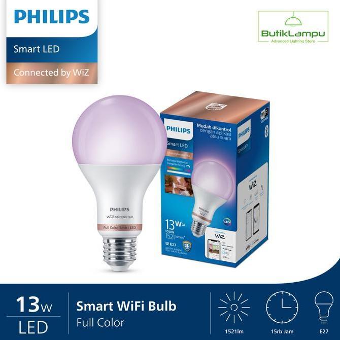 Lampu Philips Smart Wifi Bulb 13 Watt Full Colors