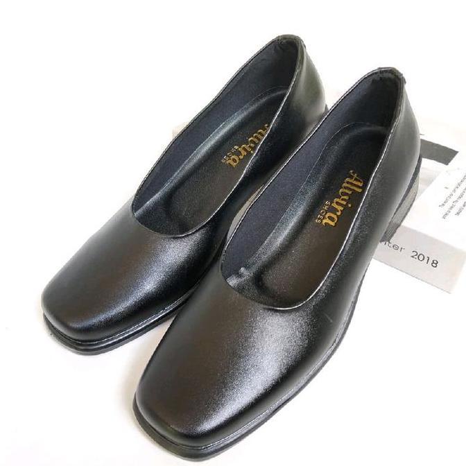 Sepatu paskibra wanita kulit Asli, Sepatu Pantofel wanita kulit asli, sepatu kantor wanita kulit asl
