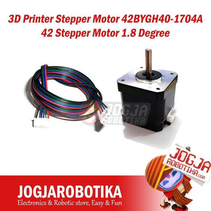 NARBU 3d Printer Stepper Motor 42BYGH40-1704A 42 Stepper Motor 1.8 Degree