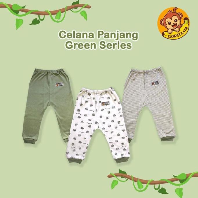 Nova FLUFFY Gorillux 3 Celana Panjang Bayi Pampers Newborn 0-4 Bulan