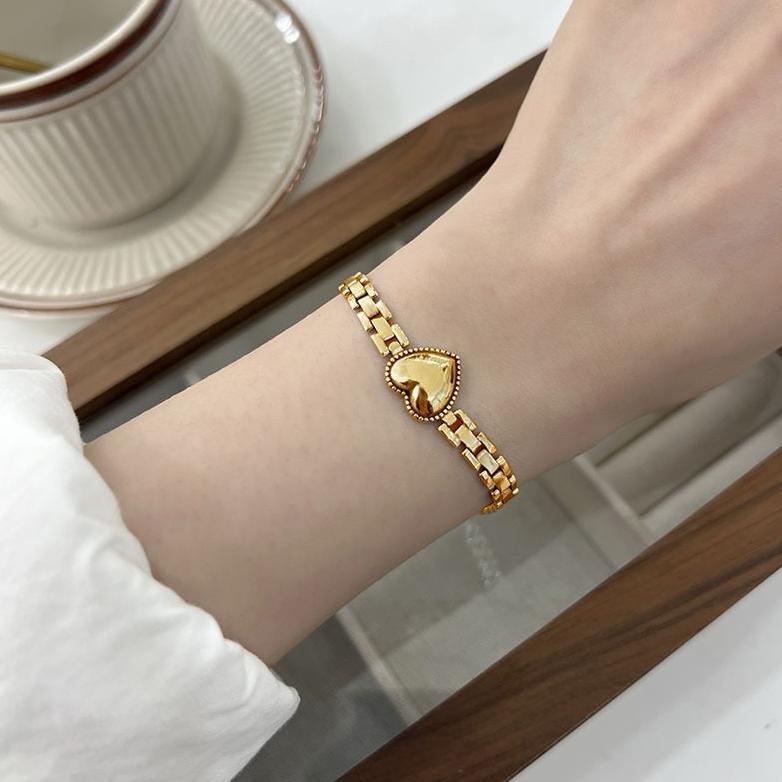 NEW Gelang Titanium Love Vintage Elegant Korea Fashion Style Premium GT509 [terbaik][terlaris]