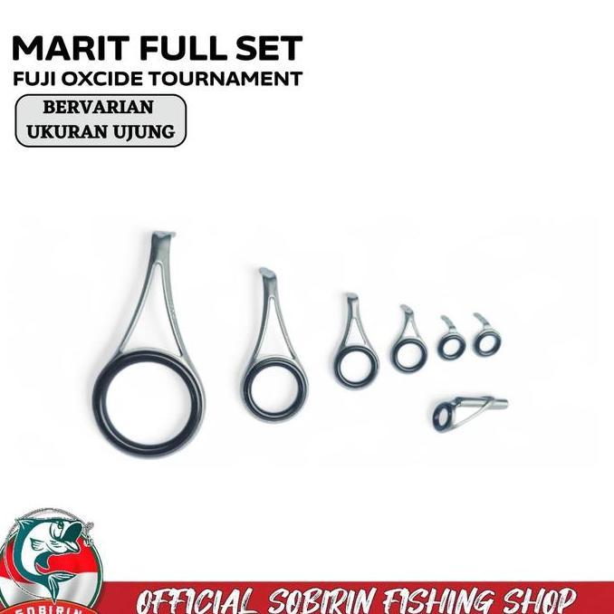Marit Fuji 1 Set Lengkap 7 Ring | Marit Fuji Oxide Component Untuk Joran Pancing Spinning