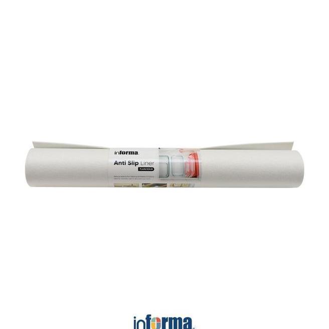 Informa 45X150 Cm Alas Antislip Putih Pelapis Laci Alas Meja Tatakan Piring Matras Laci Pelindung Ra