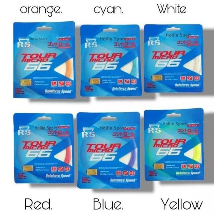 Senar Badminton Raket Rs Tour Micro 66