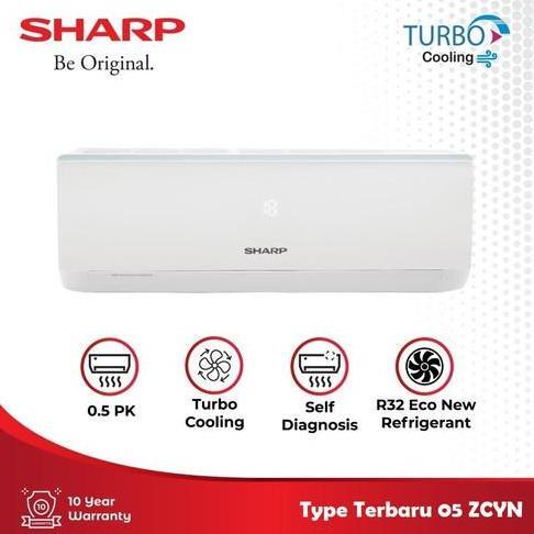 Terlaris Ac Sharp 1/2Pk Low Watt Turbo 5Zcyn