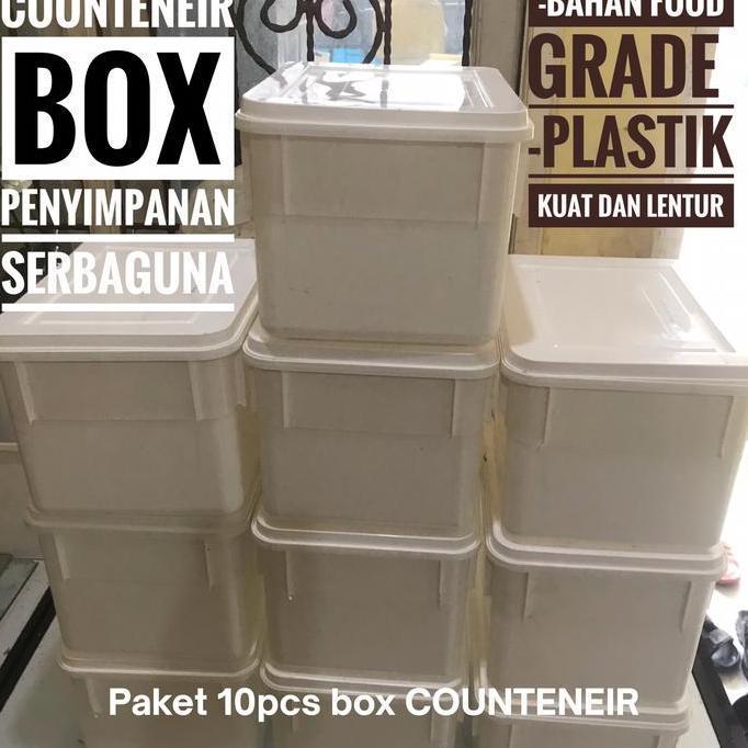 Paket 10pcs BOX COUNTENEIR EMBER KOTAK bekas es krim