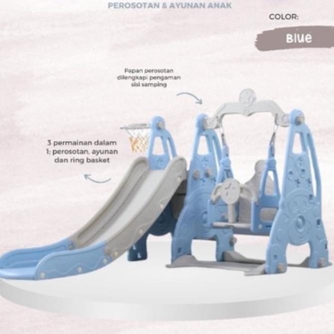 Perosotan Anak 3 in 1 Ayunan Prosotan Playground Slide Anak Murah