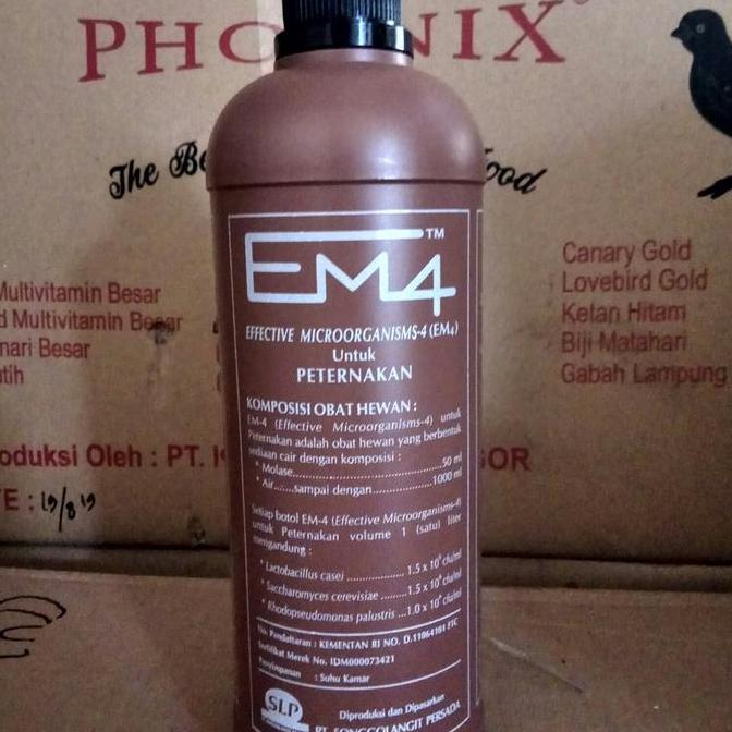 EM4 PETERNAKAN TERNAK NUTRISI VITAMIN PROBIOTIK PENGHILANG BAU KOTORAN