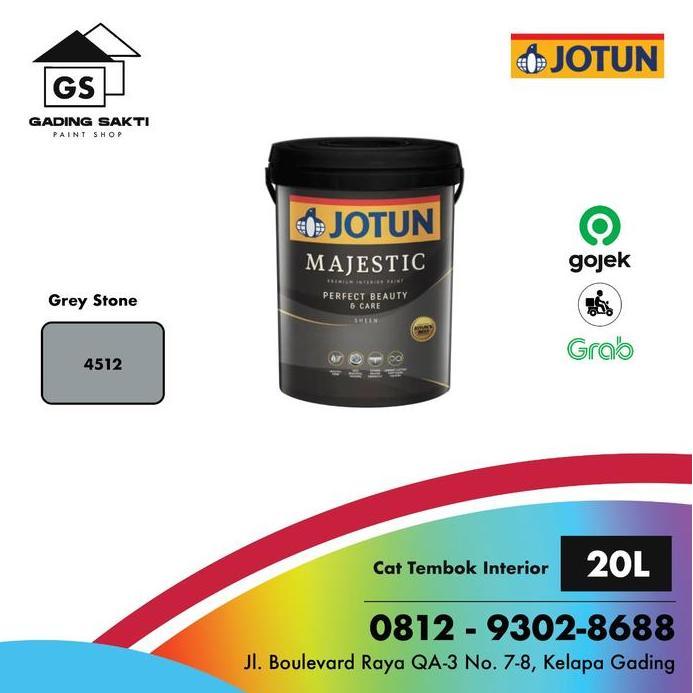 Jotun Majestic Perfect Beauty & Care Grey Stone (4512) Pail 20Ltr