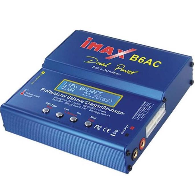 IMAX B6AC Charger Baterai LiPo dengan AC Adapter Integrated Original