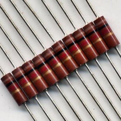 Ready 180k 0.5W Riken RM carbon film resistor 1/2W