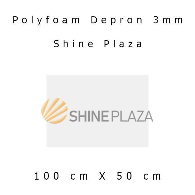 Polyfoam Lembaran 100x50 Tebal 3mm - Poly Poli Foam Depron Busa 3 mm Khusus Gosend Instan