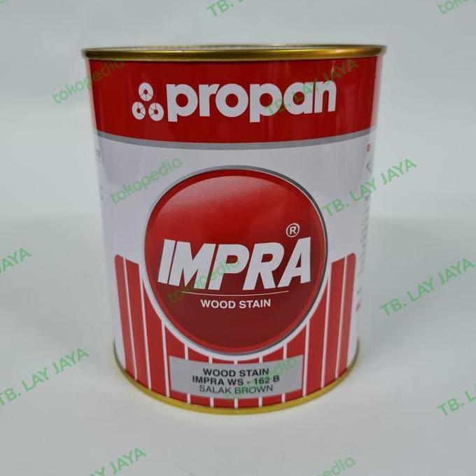 IMPRA Wood Stain warna Dark Brown / Impra Politur Warna Tua