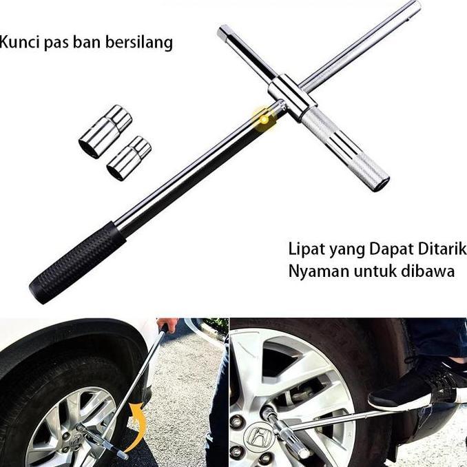 Kunci Palang Roda Ban Mobil Telescopic / Kunci Ban Mobil Telescopic / Kunci Ban Mobil Palang