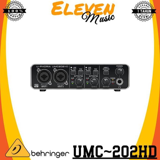 Behringer UMC202HD UMC 202 HD Soundcard