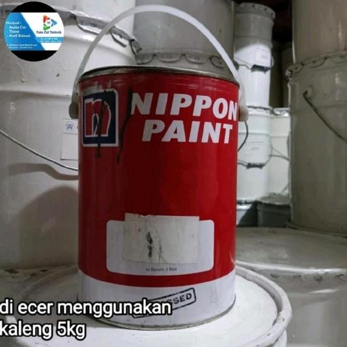 Cat Synthetic Lemon Yellow Ecer 5kg - Cat besi dan kayu - Cat Minyak 5kg