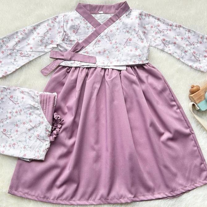 Gamis Hanbok Anak Perempuan Vivian Kimono Gamis