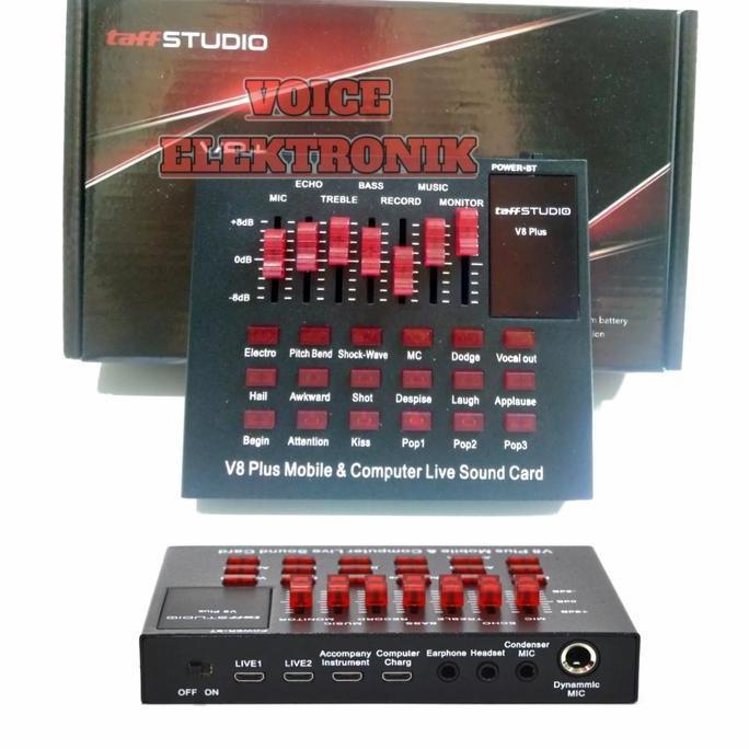 Soundcard V8 Plus taffstudio Bluetooth