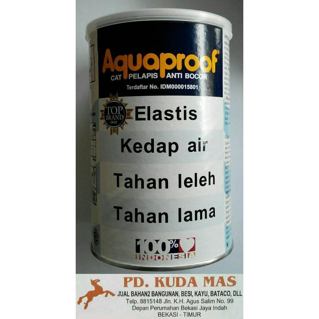 Cat Pelapis Anti Bocor Aquaproof Hitam 1 kg