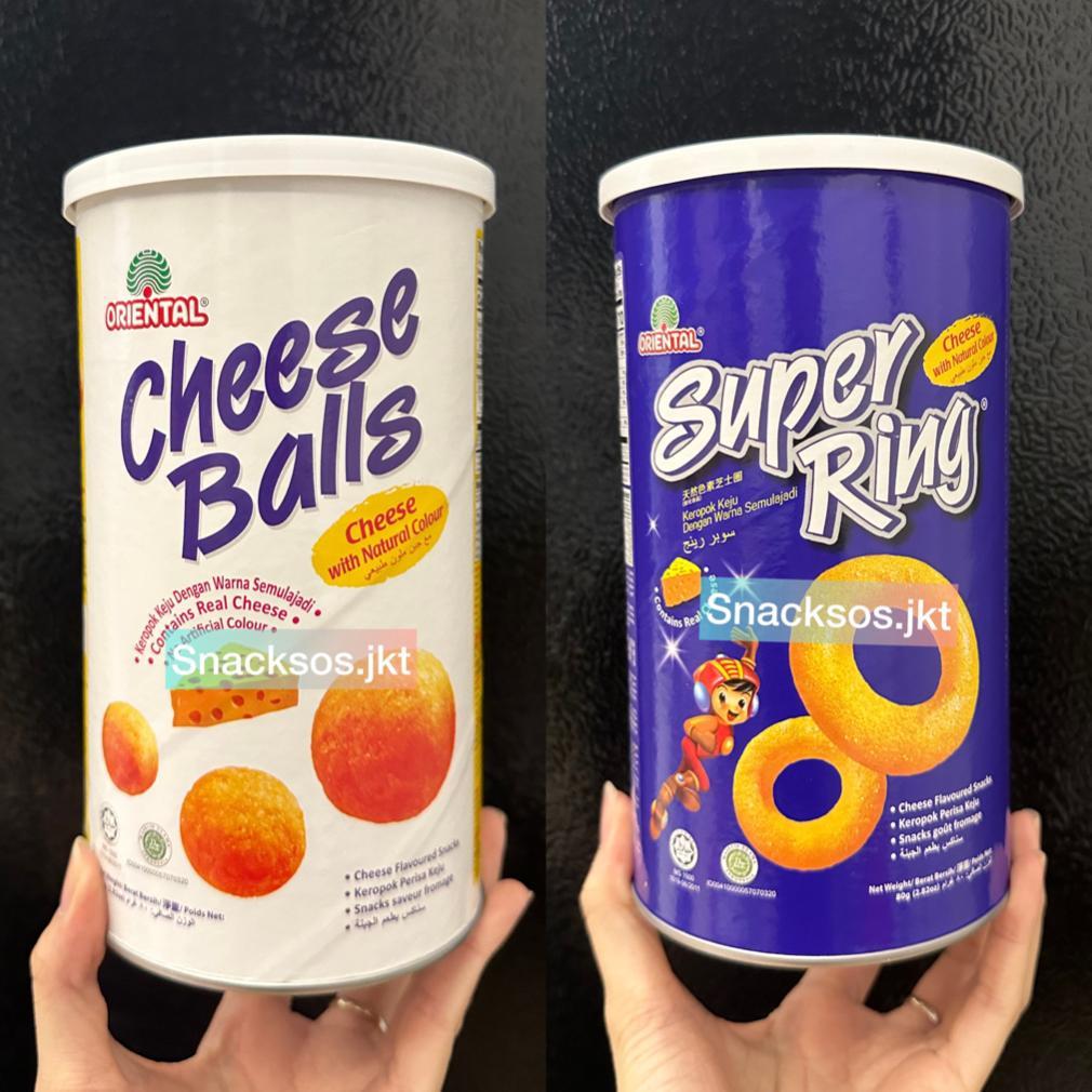 [Can] Oriental Super Ring Cheese / Cheese Ball Snack Original