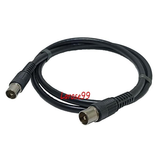 Colokan Antena Dari TV Ke Tembok Kabel 1 Meter Kabel Antena Extention