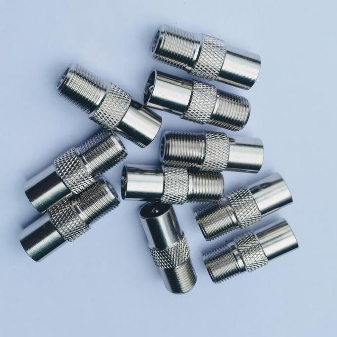 jack tv drat male tw/ f to tv connector antena tv bagus