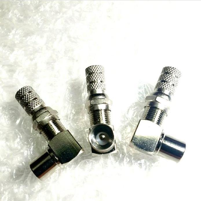 Konektor Jek Antena TV RCA L Drat Taiwan New Bagus